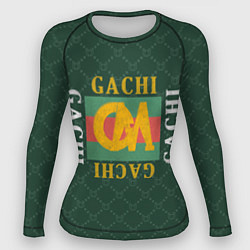 Рашгард женский GACHI GUCCI, цвет: 3D-принт