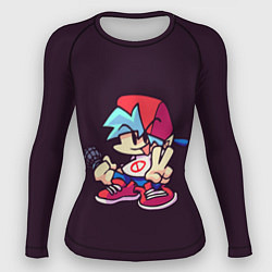 Рашгард женский Boyfriend, цвет: 3D-принт