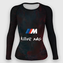 Рашгард женский BMW M AMG Killer, цвет: 3D-принт