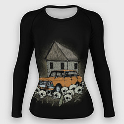 Рашгард женский Истребитель дачников, цвет: 3D-принт