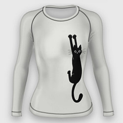 Рашгард женский Испуганный кот, цвет: 3D-принт