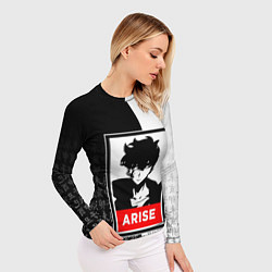 Рашгард женский СОН ДЖИН ВУ SOLO LEVELING, цвет: 3D-принт — фото 2