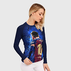 Рашгард женский Leo Messi Лео Месси 10, цвет: 3D-принт — фото 2