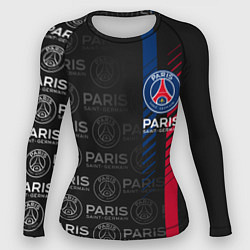 Рашгард женский ФК ПСЖ PARIS SAINT GERMAIN, цвет: 3D-принт