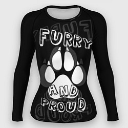 Женский рашгард Furry proud