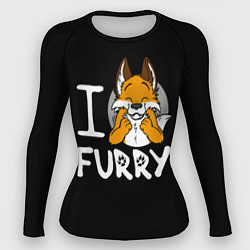 Женский рашгард I love furry