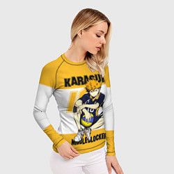 Рашгард женский Хината Шоё Haikyuu!!, цвет: 3D-принт — фото 2