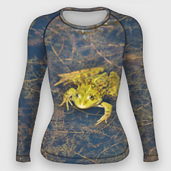 Рашгард женский Лягушка, цвет: 3D-принт