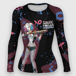 Рашгард женский Art Harley Quinn SS 2016, цвет: 3D-принт