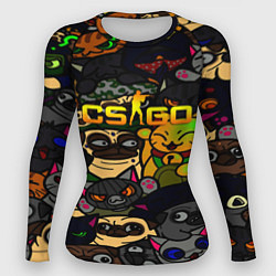 Рашгард женский CS GO AWP SKIN, цвет: 3D-принт