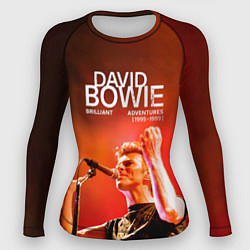 Рашгард женский Brilliant Live Adventures - David Bowie, цвет: 3D-принт