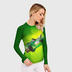 Рашгард женский Hot Wheels Хот Вилс, цвет: 3D-принт — фото 2