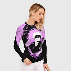 Рашгард женский Магическая битва Годжо Сатору, цвет: 3D-принт — фото 2