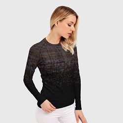 Рашгард женский Going offline noise, цвет: 3D-принт — фото 2