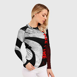 Рашгард женский GARENA FREE FIRE, ЛОГО ИГРЫ ДРАКОН, цвет: 3D-принт — фото 2