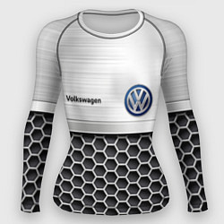Рашгард женский Volkswagen Стальная решетка, цвет: 3D-принт