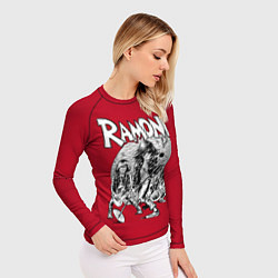Рашгард женский BW Ramones, цвет: 3D-принт — фото 2