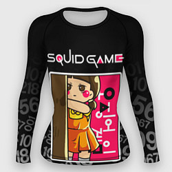 Женский рашгард ИГРА В КАЛЬМАРА КУКЛА DOLL