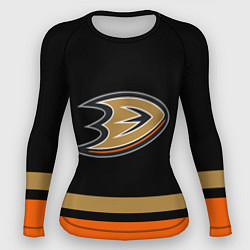 Рашгард женский Anaheim Ducks Анахайм Дакс, цвет: 3D-принт