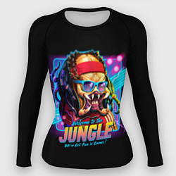 Рашгард женский Predator in the jungle, цвет: 3D-принт