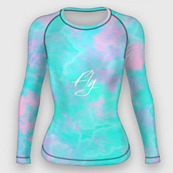 Рашгард женский Sky dreamfly, цвет: 3D-принт