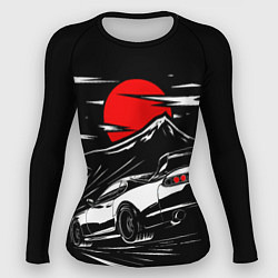 Женский рашгард Toyota Supra: Red Moon