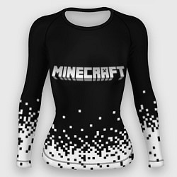 Женский рашгард Minecraft Майнкрафт логотип