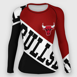 Рашгард женский Чикаго Буллз, Chicago Bulls, SPORT, цвет: 3D-принт