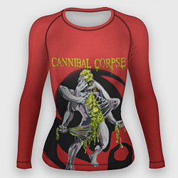 Рашгард женский Horror Skull Cannibal Corpse, цвет: 3D-принт
