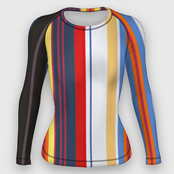 Рашгард женский Stripes Abstract, цвет: 3D-принт