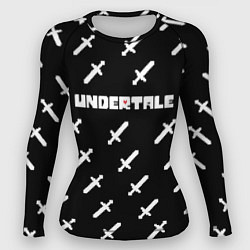 Женский рашгард UNDERTALE LOGO СРАЖЕНИЕ, МЕЧИ