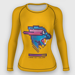 Рашгард женский Mr Beast Pixel Art, цвет: 3D-принт