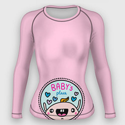 Рашгард женский Babys place, цвет: 3D-принт