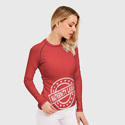 Рашгард женский Maternity leave, цвет: 3D-принт — фото 2