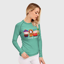 Рашгард женский South Park - Южный парк Кенни, Кайл, Эрик и Стэн, цвет: 3D-принт — фото 2