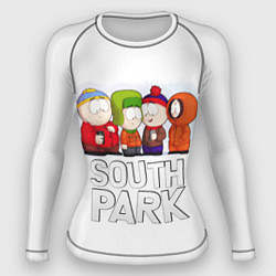 Женский рашгард South Park - Южный парк Кенни, Кайл, Стэн и Эрик