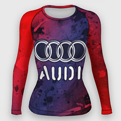 Рашгард женский AUDI Audi Краски, цвет: 3D-принт