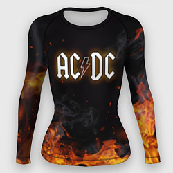 Женский рашгард ACDC - Fire