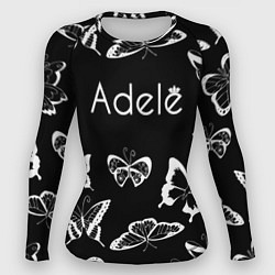 Женский рашгард Адель летящие бабочки