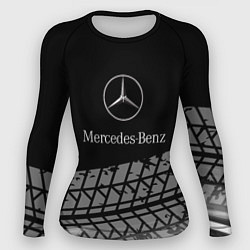 Рашгард женский Mercedes-Benz шины, цвет: 3D-принт