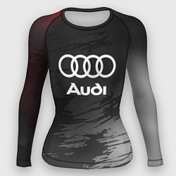 Рашгард женский Audi туман, цвет: 3D-принт