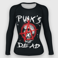 Женский рашгард Punks Not Dead Анархия