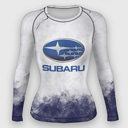 Рашгард женский Subaru Трещина, цвет: 3D-принт