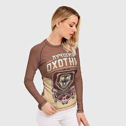 Рашгард женский Лучший Охотник Hunter, цвет: 3D-принт — фото 2