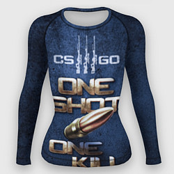 Женский рашгард One Shot One Kill CS GO