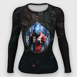 Женский рашгард Black logo Prey