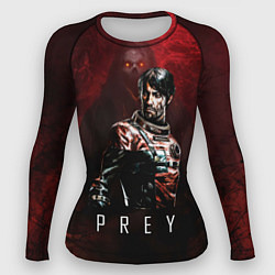 Рашгард женский Prey Dark red, цвет: 3D-принт