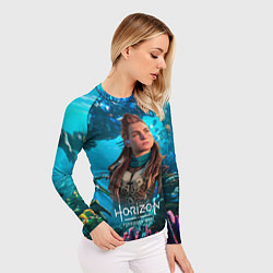Рашгард женский Элой Horizont Forbidden West, цвет: 3D-принт — фото 2