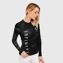 Рашгард женский Infiniti Инфинити, цвет: 3D-принт — фото 2