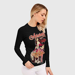 Рашгард женский Aerosmith , Аэросмит, цвет: 3D-принт — фото 2